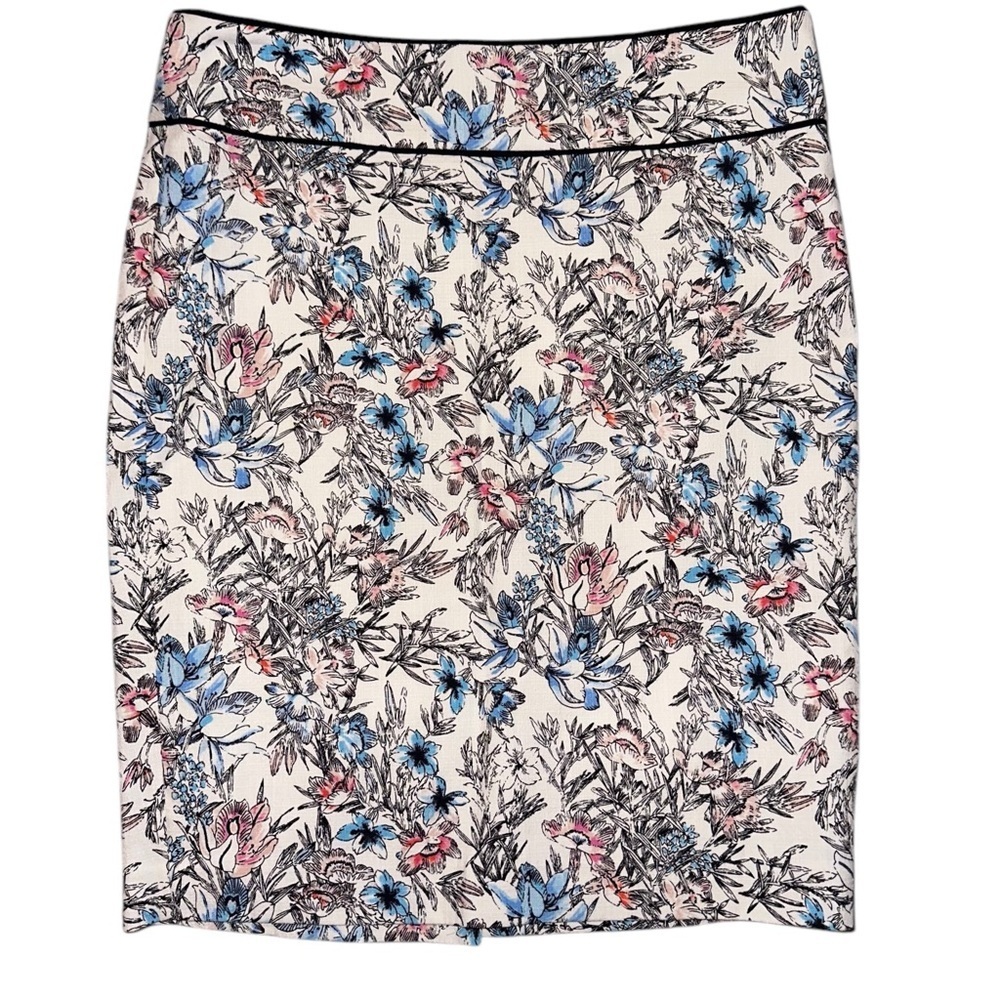 Ann Taylor | Women’s Floral Pencil Mini Skirt - Size 10 - Picture 4 of 6
